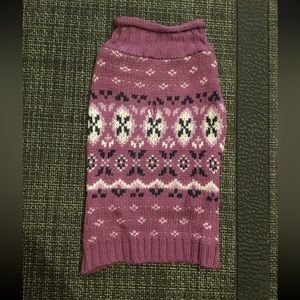 Cute Purple Sweater For Dogs Or Cats